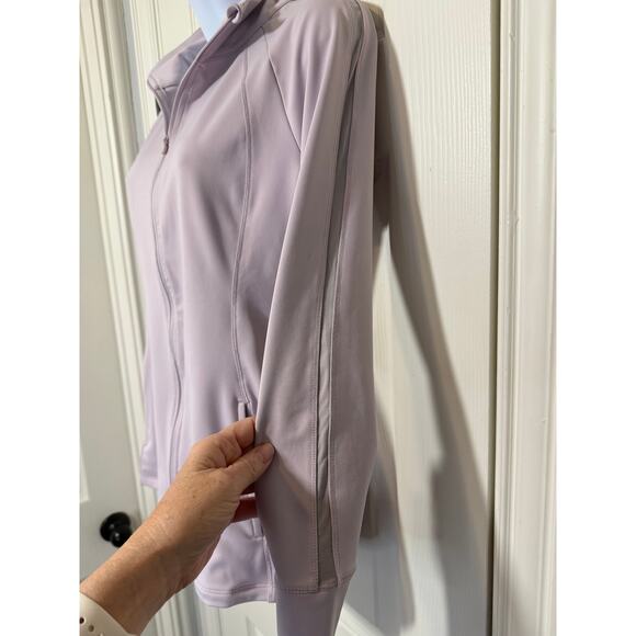 Apana Lilac Athletic Zip Jacket Small | Minimalist Activewear Scandigirl - Picture 5 of 11
